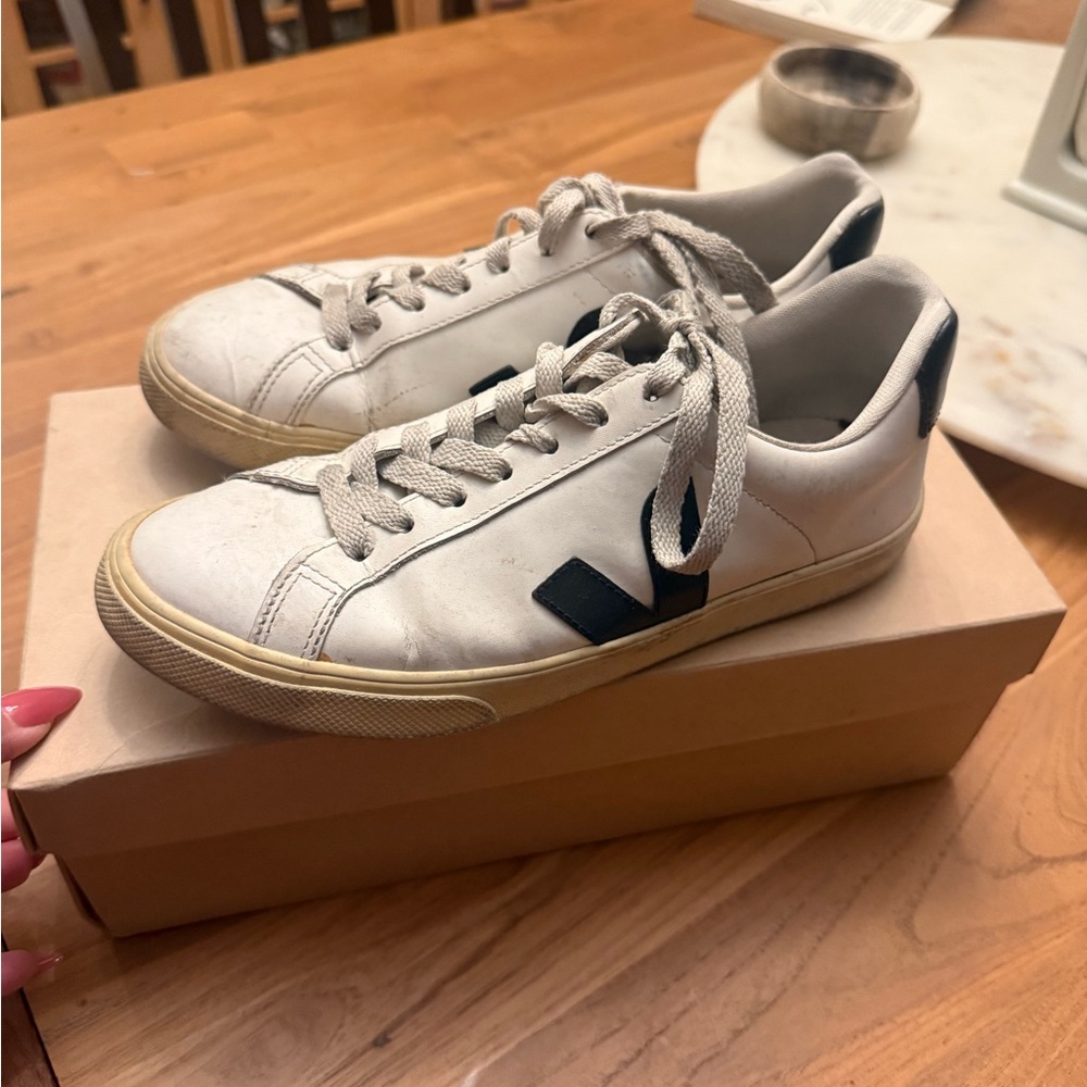 Veja Sneakers with Black Accents